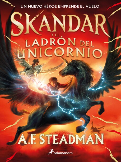Cover image for Skandar y el ladrón del unicornio